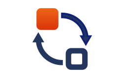 Data processing icon